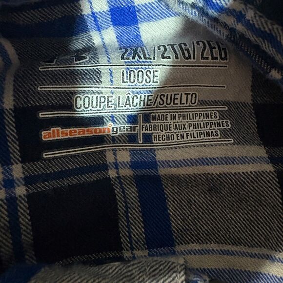 Under Armour Men’s Snap-Front Shirt 2XL Loose Fit Plaid Cottagecore Y2K Vibe - Picture 4 of 6